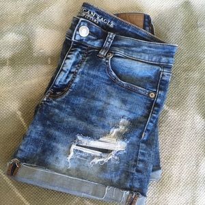 AEO MIDI Denim Shorts